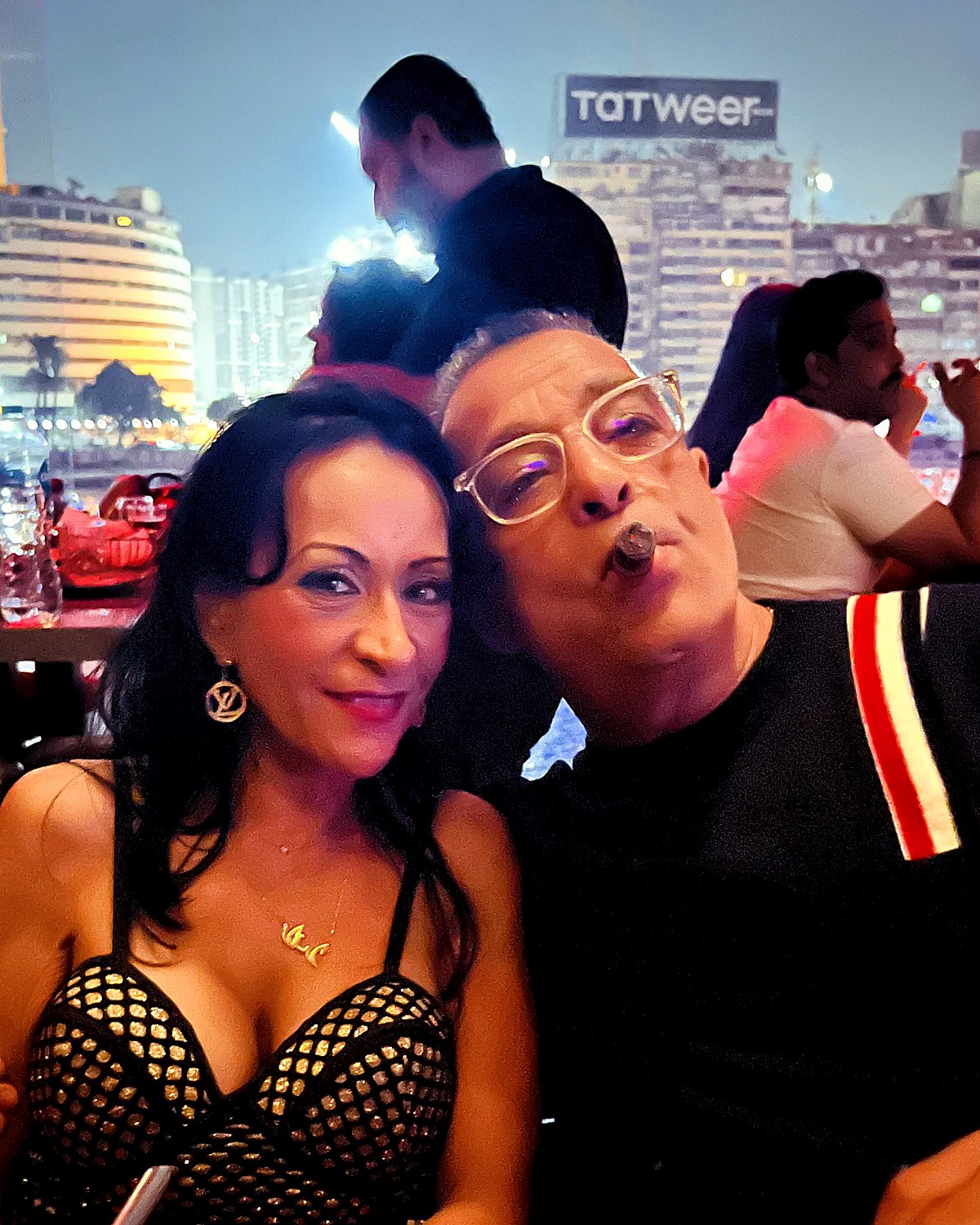 Tony and his wife